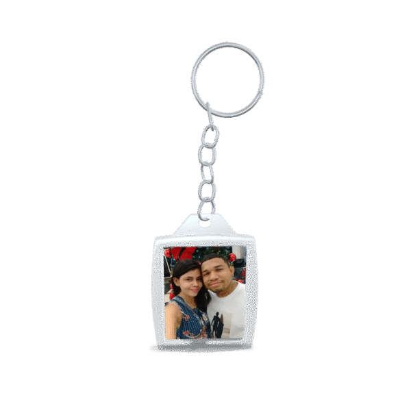 Chaveiro Personalizado com 2 Fotos