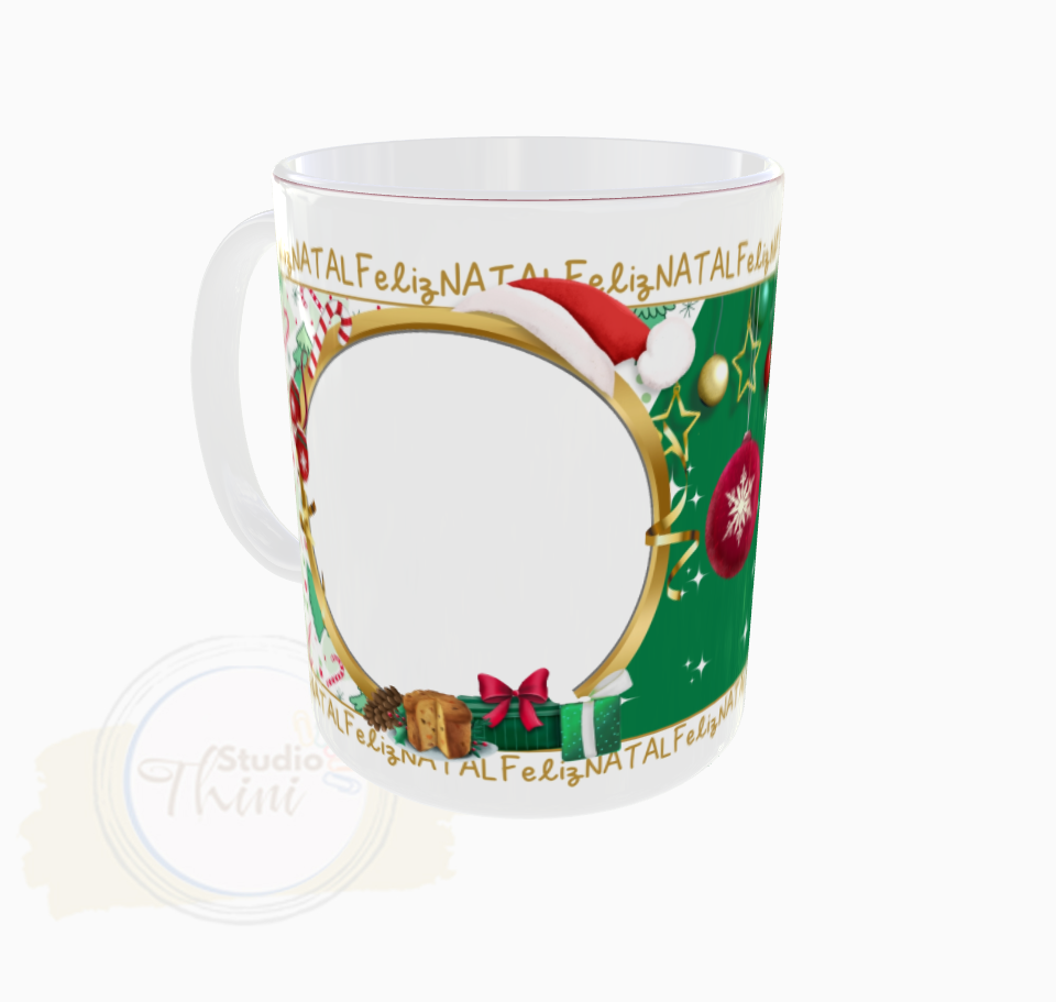 Caneca Feliz Natal Com Foto 1 - Imagem 2