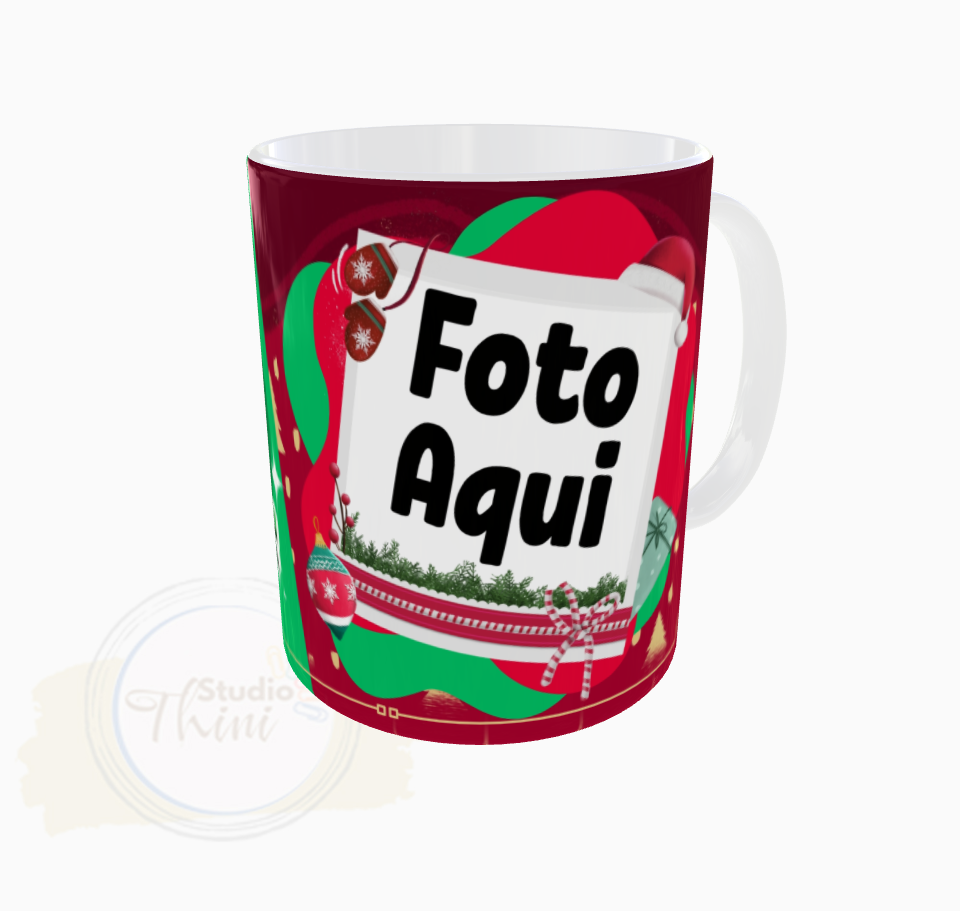 Caneca Feliz Natal Com Foto 2 - Imagem 2