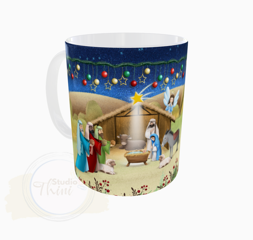 Caneca Que a Fé Em Jesus Natal - Imagem 3